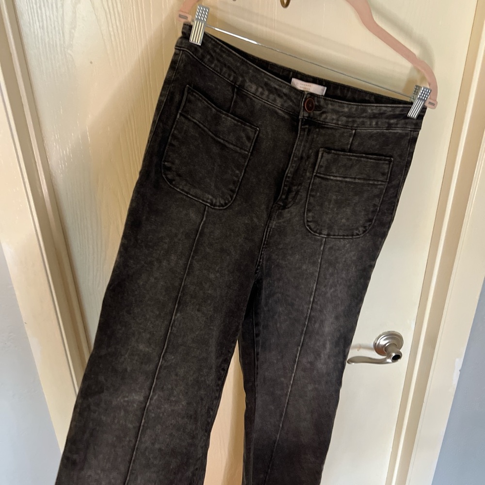 Lauren Conrad Black Denim Jeans with Front Pockets